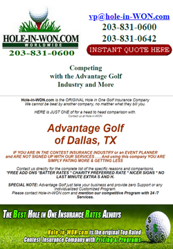 Advantage Golf Insurance Application