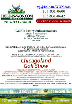 Chicagoland Golf Show Hole in One Insurance