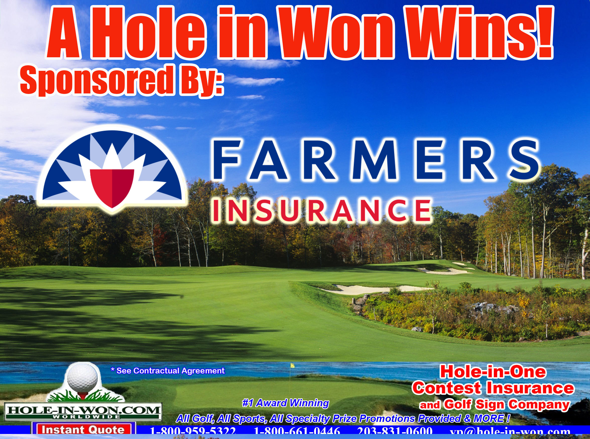 Farmers Insurance Hole in One