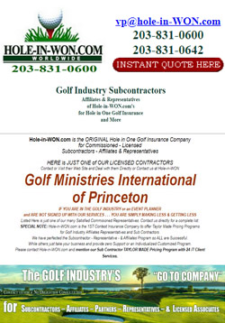 Golf Ministries International Hole in One Insurance