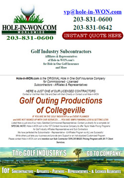 Golf Outing Productions Hole in One Insurance