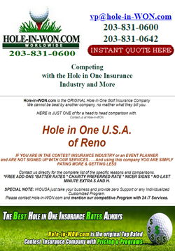 Hole in One USA Insurance Application