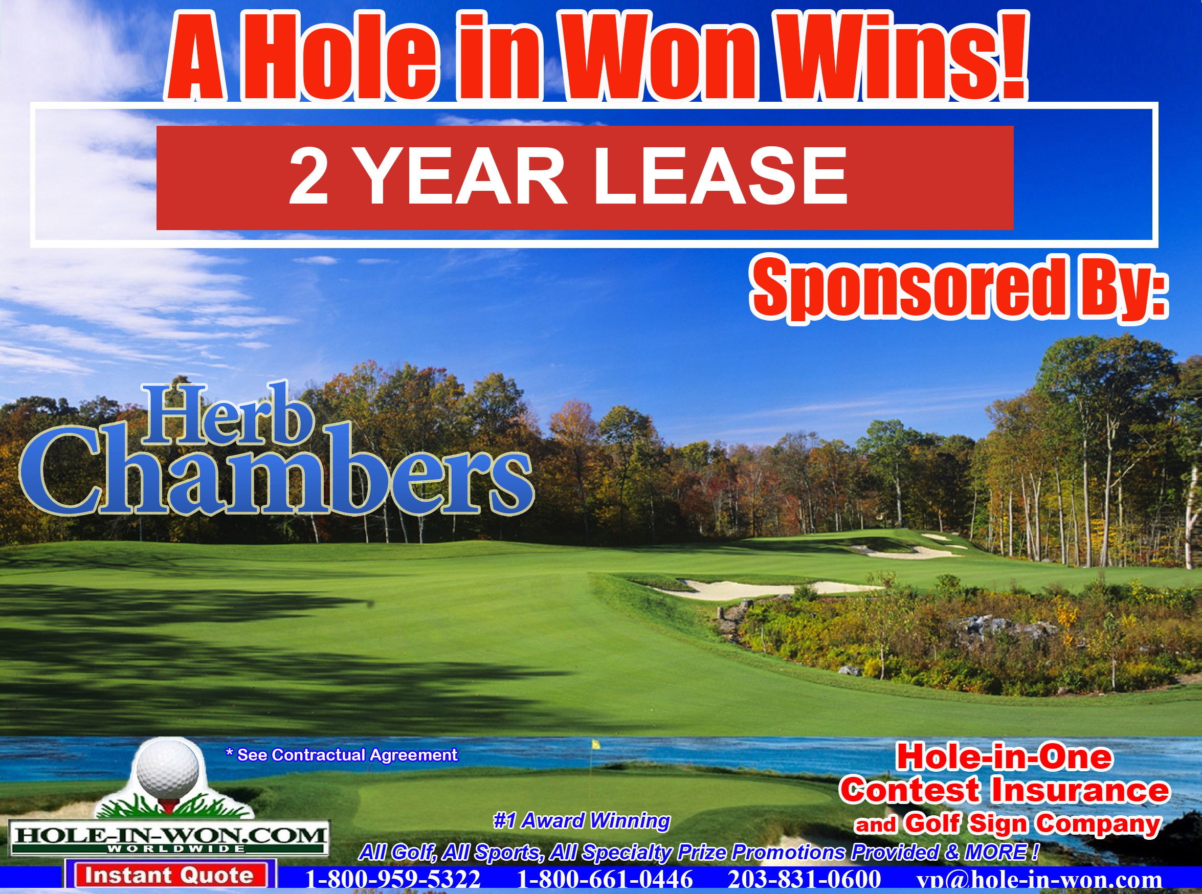 HERB CHAMBERS Automotive Group Hole in One Insurance ...