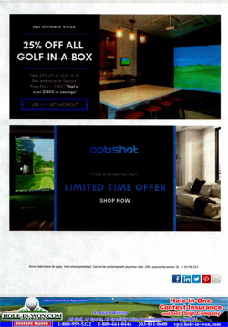 Golf Resort Prize Promotions