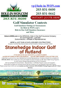 Stonehedge Indoor Golf Outing Tournament