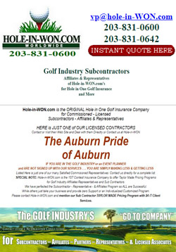 The Auburn Pride Hole in One Insurance