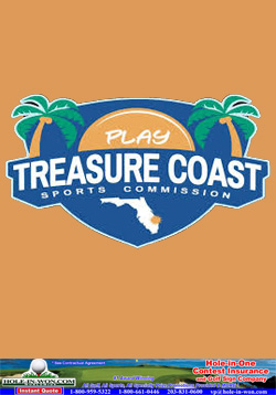 Treasure Coast Sports Commission Hole in One Insurance