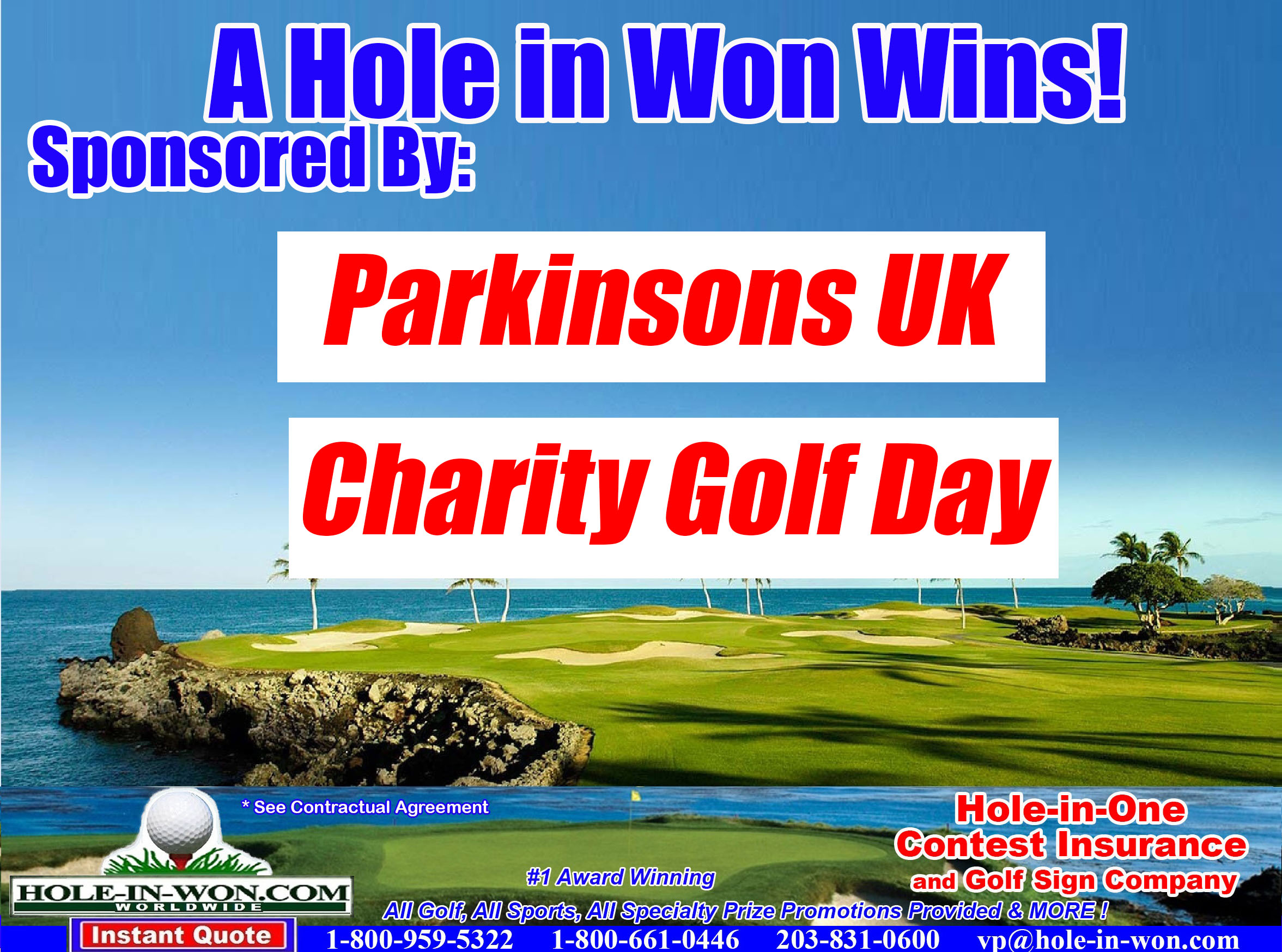 Charity Golf Day Poster