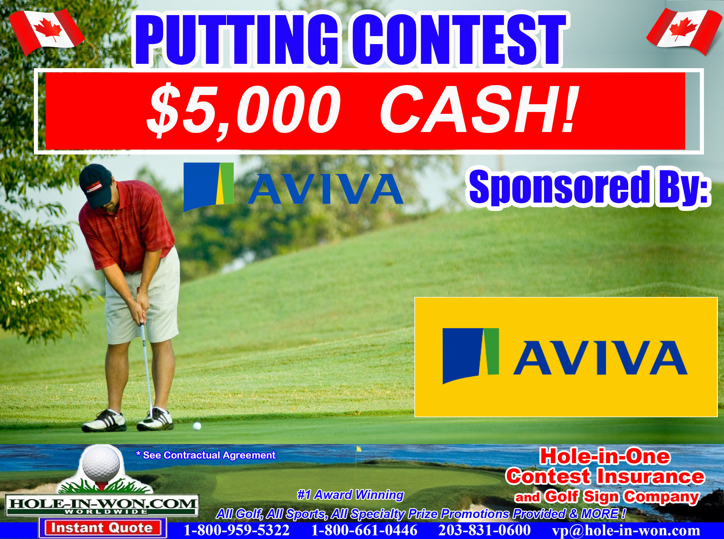 Aviva Canada Hole in One Program