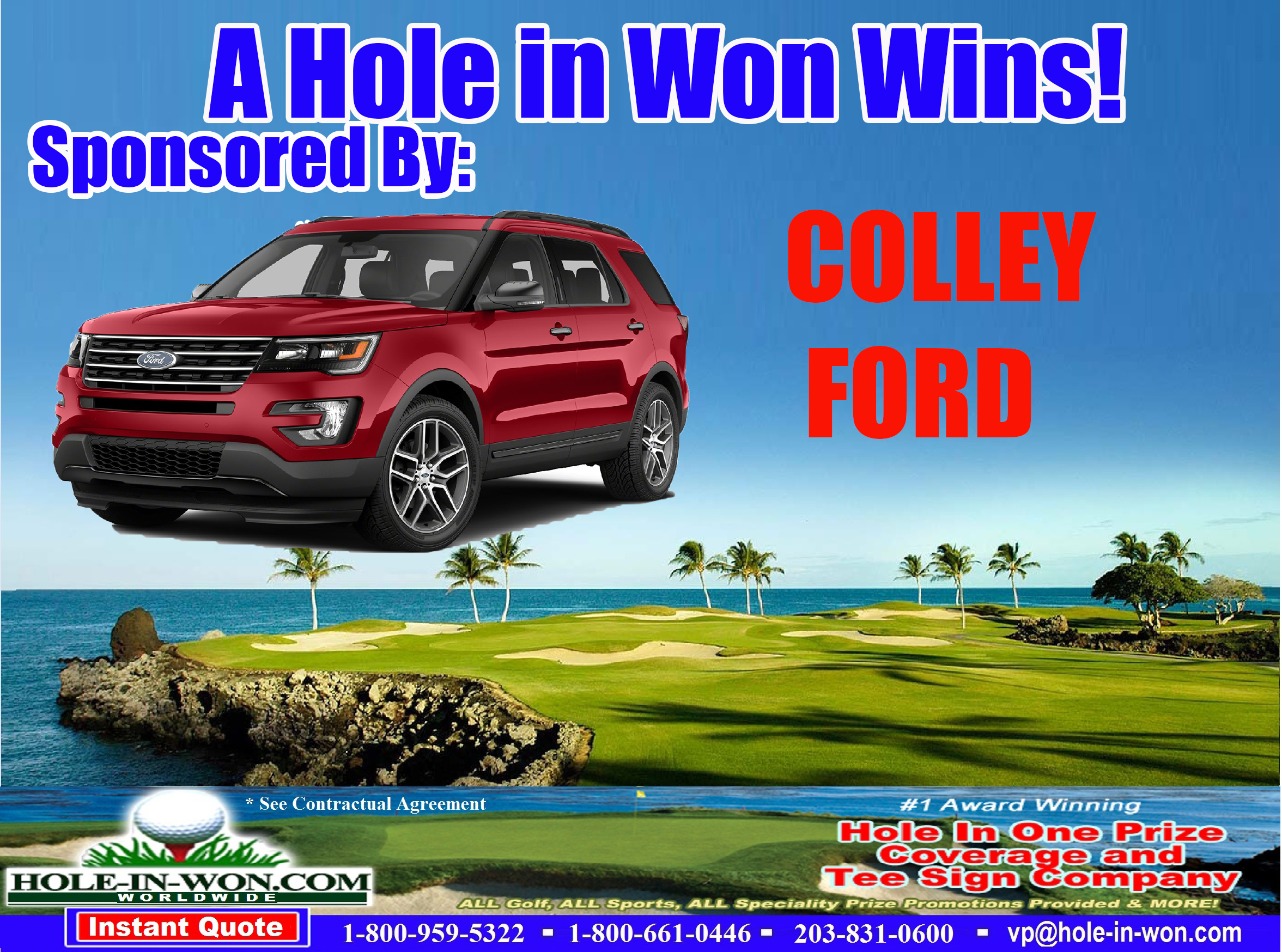 Ford hole in one program #1